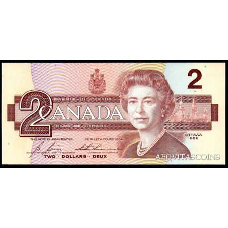 Canada - 2 Dollars 1986