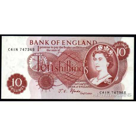 Great Britain - 10 Shillings 1966 - 70