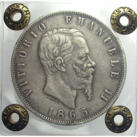 5 Lire 1864 N Rara
