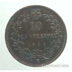 Vitt. Eman. II - 10 Cent 1862 M