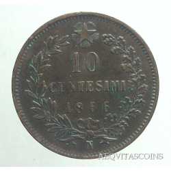 Vitt. Eman. II - 10 Cent 1866 N