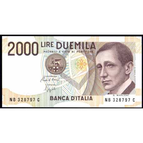 2000 Lire 1992 Marconi