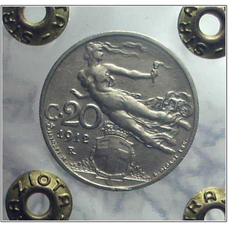Vitt. Eman. III - 20 Cent 1912 Lib.Lib.