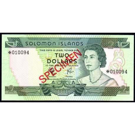 Solomon Islands - 2 Dollars 1979 Specimen