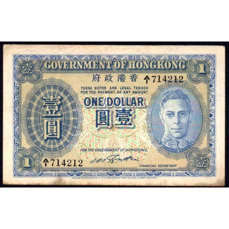 Hong Kong - 1 Dollar 1940