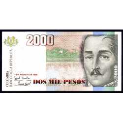 Colombia - 2000 Pesos 1998