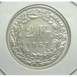 Switzerland - 2 Francs 1967