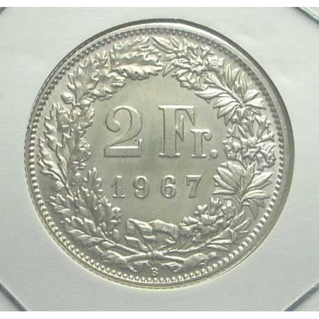 Switzerland - 2 Francs 1967