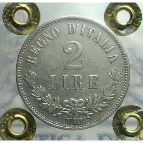 Vitt. Eman. II - 2 Lire 1863 T