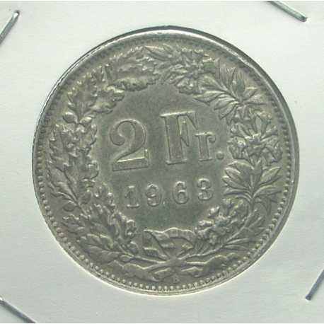 Switzerland - 2 Francs 1963