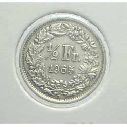 Switzerland - 1/2 Franc 1965