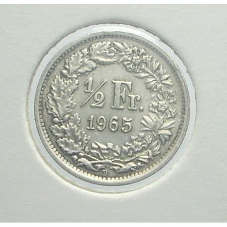 Switzerland - 1/2 Franc 1965