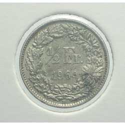Switzerland - 1/2 Franc 1964
