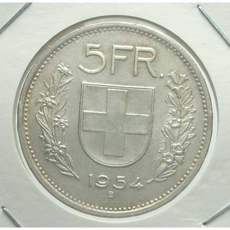 Svizzera - 5 Franchi 1954