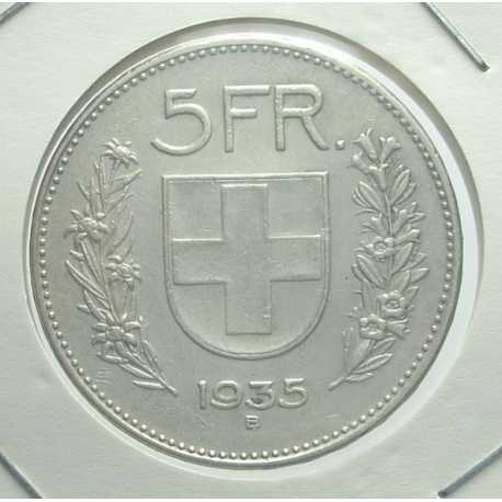 Svizzera - 5 Franchi 1935